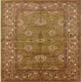 thumbnail image 1 of Ahgly Company Indoor Square Mid-Century Modern Mahogany Brown Oriental Area Rugs, 8' Square, 1 of 6