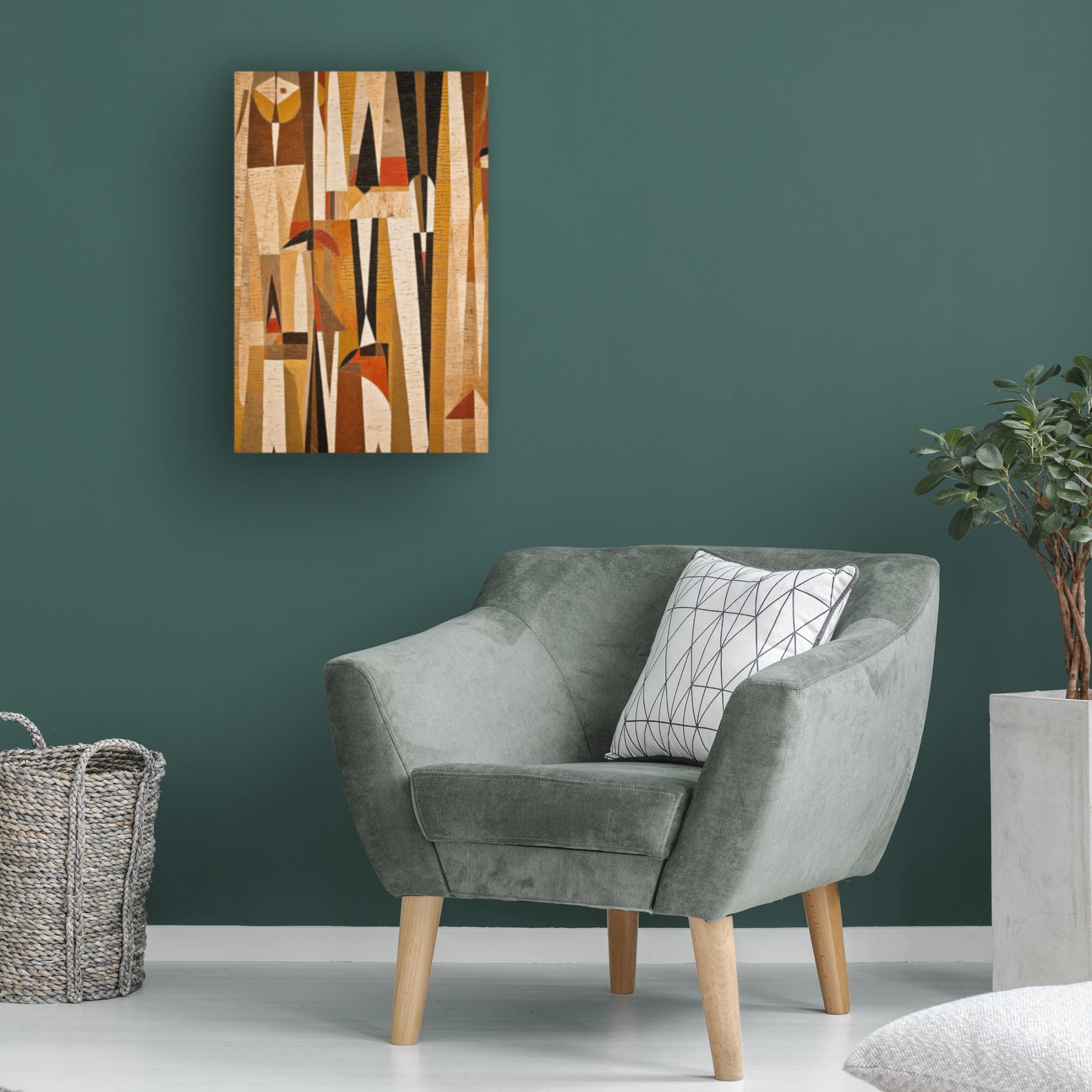 Trademark Fine Art Treechild   Mosaic Nature Canvas Wall Art