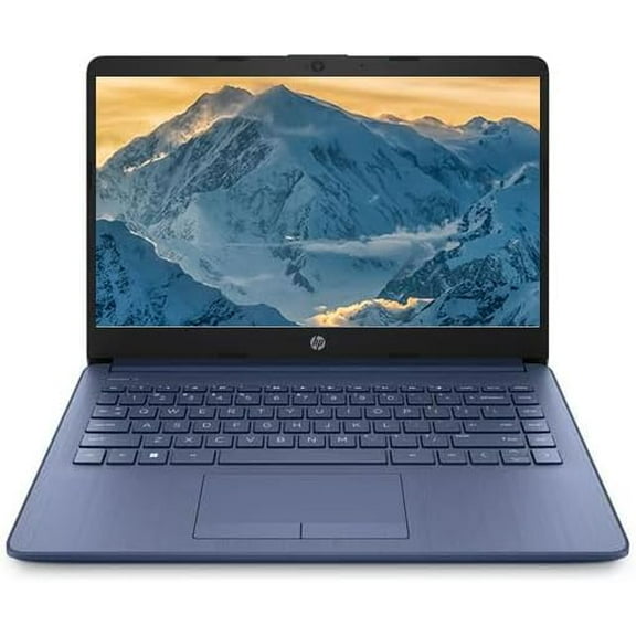 HP 14 inch Laptop Intel Celeron N4120 16GB RAM 64GB eMMC Blue
