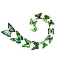 thumbnail image 4 of Wosthever 12 Uds. Pegatinas de pared de mariposas 3D, calcomanías de diseño artístico de doble cubierta, decoración de habitación DIY Decoración del hogar 11, 4 of 5