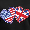 thumbnail image 3 of CafePress - Patriotic Peace Sign And USA Flag Women's V Neck D - Women's V-Neck Dark T-Shirt, 3 of 4