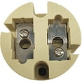 thumbnail image 3 of Jaspertronics™ G22 Lamp Socket HighTemp Ceramic Steatite Base 3000W 1000V 20A Nickel-Plated Copper Contacts for Halogen & MH Fixtures 10 Unit per pack, 3 of 6