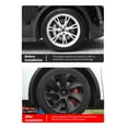 thumbnail image 4 of 19 Inch Wheel Hub , Wheel Rim Protector High Temperature Proof Matte Black 4 Pcs  For Model Y, 4 of 8