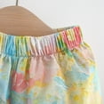 thumbnail image 4 of Futezty Girls Summer Outfits, 4th of July Baby Girl Outfits Children Girls Sleeveless Solid Vest Tops Summer Lattice Prints Short Skirts Two Outfits, 4 of 9