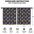 thumbnail image 2 of Blackout Kids Curtains,Navy Mexican Skull Pattern Childrens Insulated Curtains Set Of 2,Bedroom Essentials,Toddler Room Decor 52x63in(132x160cm), 2 of 5