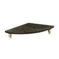 thumbnail image 5 of Fiocias Wood Corner Shelf Decorative Tray Decorative Rustic Pedestal Stand Kitchen Decor Dark Brown, 5 of 9