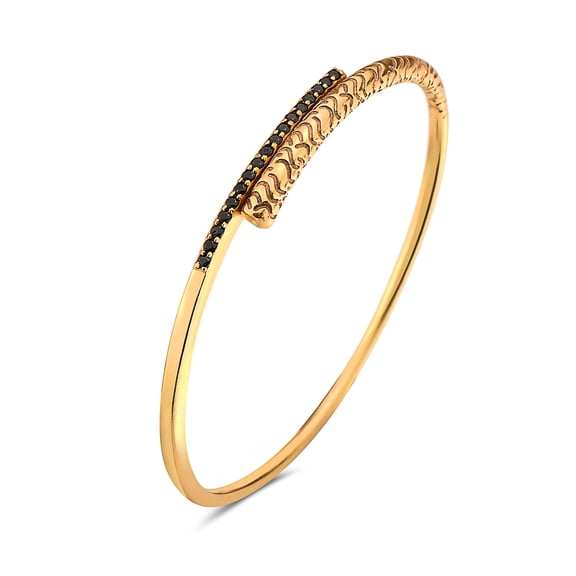Jewelry Fiesta Luxury fashion Bracelet Coil Black Stone Bangle Bracelets Women
