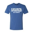 thumbnail image 2 of Wild Bobby,Grumpa Like A Regular Grandpa Only Grumpier, Father's Day, Men Premium Tri Blend Tees, Vintage Royal, X-Large, 2 of 3