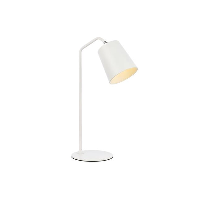 Living District LD2366WH Leroy 1 Light Table Lamp, White