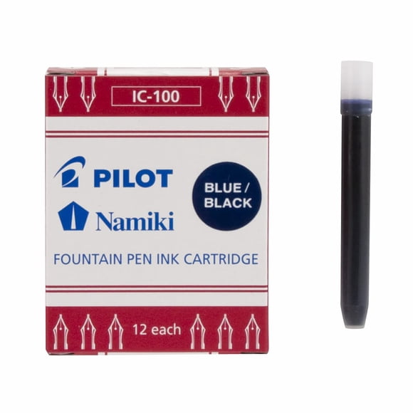 Cartuchos de tinta para pluma estilográfica PILOT Namiki IC100 azul/negro