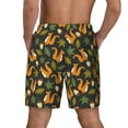 thumbnail image 4 of Uemuo Forest Squirrel Pattern Mens Swim Trunks Quick Dry Board Shorts with Mesh Lining, Stretch Beach Shorts Quick Dry No-Chafing Board Shorts-XX-Large, 4 of 9