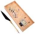 thumbnail image 2 of Tbest Feather Pen Set, Vintage Simple Style Feather Pen, For Christmas Birthday For Thanksgiving Days, 2 of 8