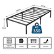 thumbnail image 2 of Base De Cama Individual Plegable Hierro Económica Metal Casa, 2 of 5