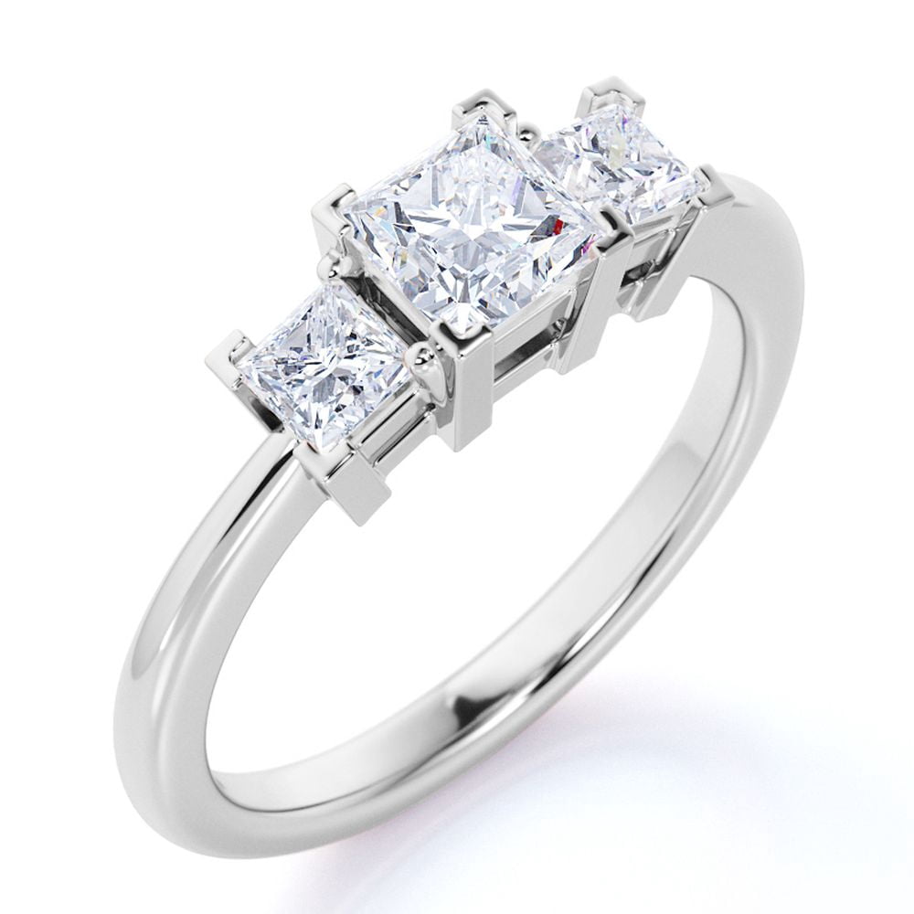 Modern 0.50 Carat Princess Cut Diamond 