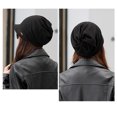 thumbnail image 2 of Women's Cotton Hat Thick Warm Windproof Simple Solid Color Beanie Hat, 2 of 3