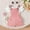Pink A, variant on Toddler Kids Baby Girl Floral Overalls Shorts with Pocket Suspender Trousers Summer Clothing Outfits Pink 2-3 Years