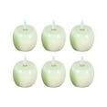 thumbnail image 2 of 6-Pack Flameless LED Candles – Battery Operated Apple Tea Lights, Halloween Christmas Decor, Wedding Centerpieces, Safe Flickering Electric Candles, Holiday Home Accessories, 2 of 6