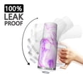thumbnail image 3 of 40oz Tumbler with Handle and Straw, Vacuum Insulated Stainless Steel Travel Mug, Fits Car Cup Holder, Liquid & Marble Print, 3 of 6