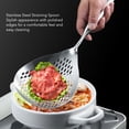 thumbnail image 3 of Stainless Steel Filter Spoon, Easy Clean Filter Dustproof Healthy Cooking Colander Portable  for Family Kitchen Restaurant, 3 of 8