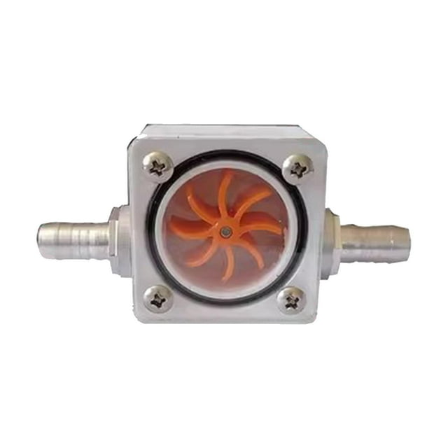 Indicador de flujo de agua Conexión rápida Estable Fácil instalación Medidor de flujo enfriado por agua para grabar accesorios para computadora TipoB 6 mm