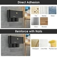 thumbnail image 4 of KY IHave Toothbrush Holders for Bathrooms, 2 Cups Toothbrush Holder Wall Mounted with Toothpaste Dispenser - Large Capacity Tray, Cosmetic Drawer - Bathroom Decor & Bathroom Accessories, 4 of 8