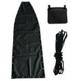 thumbnail image 3 of Black Replacement Seat Cloth for Textilene Hanging Swing Chair - 64x197x23CM, 3 of 6