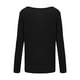 thumbnail image 4 of Top de manga larga de punto liso para mujer - Camiseta básica para combinar con otras prendas, ideal para la oficina o para llevar de forma informal, 4 of 5