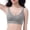 Grey, variant on IWRICH Women's Seamless Supportive Push up Bras Wireless Comfort Soft Full Coverage T-Shirt Bralettes Khaki XL