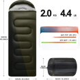 thumbnail image 5 of XXL Sleeping Bags for Adults Warm Weather,Camping Sleeping Bag for Kids with Compression Sack,4 Season Camping Essentials Gear for Hiking,Traveling,Outdoor,Backpacking,Climbing, 5 of 13
