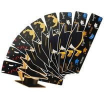 FESTFENDS Graduation Hat Bulk 9Pcs Paper Hats Multi Color Adjustable Graduation Caps 11.7x4.1x0.04In