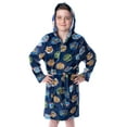 thumbnail image 2 of Beyblade Burst Boys' Spinner Tops Graphic Fleece Plush Hooded Robe Bathrobe, 2 of 7