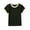 Black, variant on Nrmvnmi Toddler Kids Boys Girls Short Sleeve Round Neck T-Shirt Tee Organic Cotton Infant Baby, Toddler, Little Kids Boys, Girls, Unisex Beige-3 Years