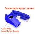 thumbnail image 3 of Pack de 2 Silbatos Deportivos Azules Extra Fuertes, 120dB, con Cordón, para Entrenadores, Árbitros, Supervivencia y Emergencias, 3 of 5