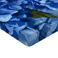 thumbnail image 2 of Ambesonne Vintage Blue Fitted Sheet 2 Pcs Set, Hydrangea Flower, Queen, Dark Olive Green Blue, 2 of 3