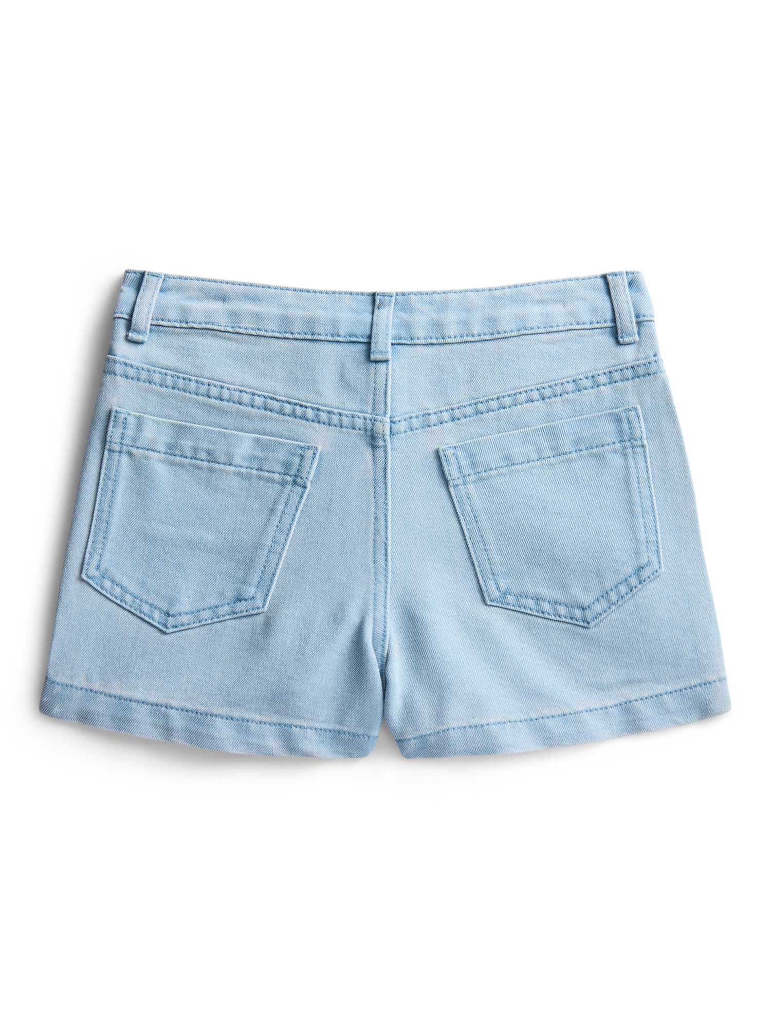 Stitch Girls Graphic Print Denim Shorts, Sizes 4-16