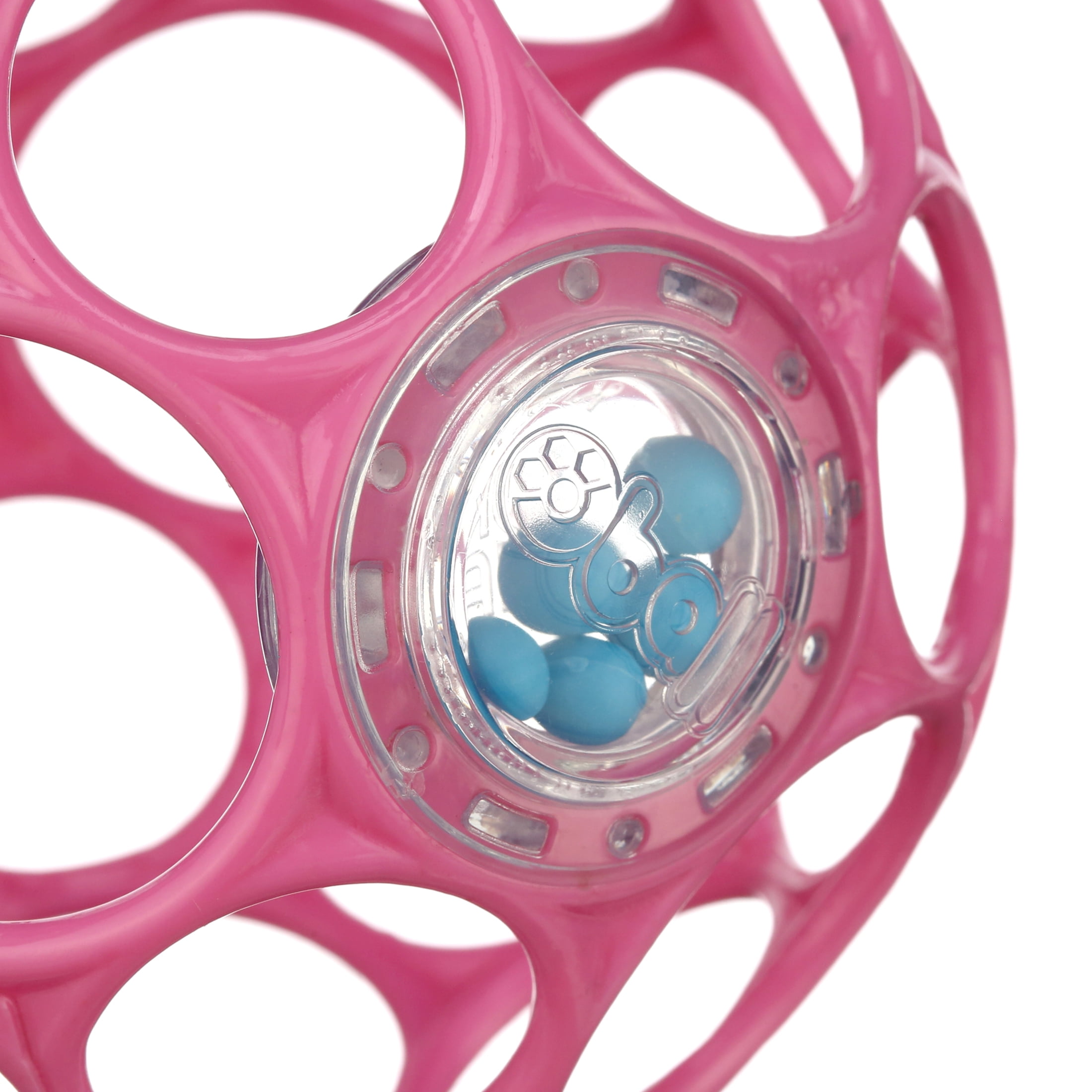 Bright Starts Oball Rattle Easy-Grasp Toy - Pink - Walmart.com