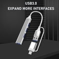 thumbnail image 5 of SDNall Usb C To Usb Adapter, Usb Hub 3.0, Usb Hub for Laptop, Mini Type-C Hub Extensions, 4 Port Usb 3.0 Hub, 2.0 Hub, Type-C Adapter Station, Slim Portable Data Hub, Type-C Splitter Aluminum, 5 of 7