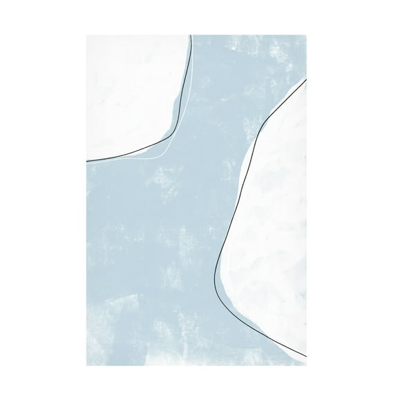 Trademark Fine Art uplusmestudio Abstracto Outlined Canvas Wall Art