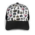 thumbnail image 3 of Yiaed Cool Camera Print Baseball Cap Dad Hat Polo Style Plain Blank Adjustable Size, 3 of 5