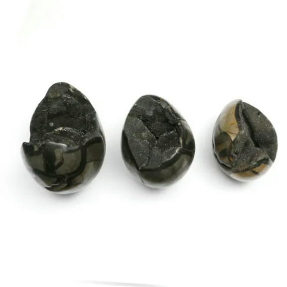 EOEMY Natural Dragon Septarian Geode Quartz Egg Cluster Crystal Healing Reiki Random-1-2Kg-1Pc