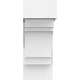 thumbnail image 2 of 5"W x 14"D x 14"H Standard Merced Architectural Grade PVC Bracket with Block Ends, 2 of 11