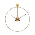 thumbnail image 2 of Reloj de pared nórdico, silencioso, redondo, moderno, estilo español, luz decorativa, relojes colgantes creativos de decoración del hogar, Oro Baoblaze Relojes de pared, 2 of 8