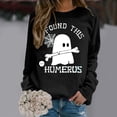 thumbnail image 4 of WEAIXIMIUNG Robe Sweat-Shirt Surdimensionnée pour Femmes Manches Courtes Imprimé à Capuche Col Rond Manches Longues, 4 of 6