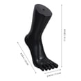 thumbnail image 2 of KALLORY Soporte Compacto Negro Para Exhibir Calcetas Y Accesorios Con Y Cinco Dedos, 2 of 7