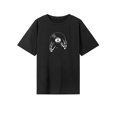 thumbnail image 1 of Camiseta de mujer de verano con cuello redondo, elegante disfraz, camiseta básica para viaje, uso diario SG, 1 of 7