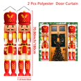 thumbnail image 3 of Pancarta navideña de Papá Noel para puerta, decoración navideña para el hogar, pancarta colgante navideña 2024, decoración navideña de Año Nuevo 2025, 3 of 5