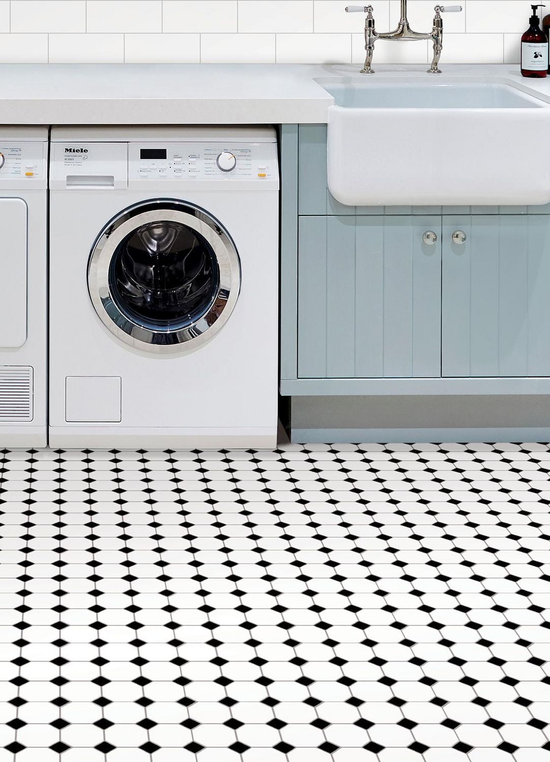 FloorPops Hudson Peel and Stick Floor Tiles Set of 20