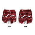thumbnail image 5 of Haiem Christmas Tree Buffalo Plaid Women's 2 in 1 Running Shorts - Lightweight Athletic Workout Gym Yoga Breathable Sports Shorts Liner with Phone Pockets-Medium, 5 of 9