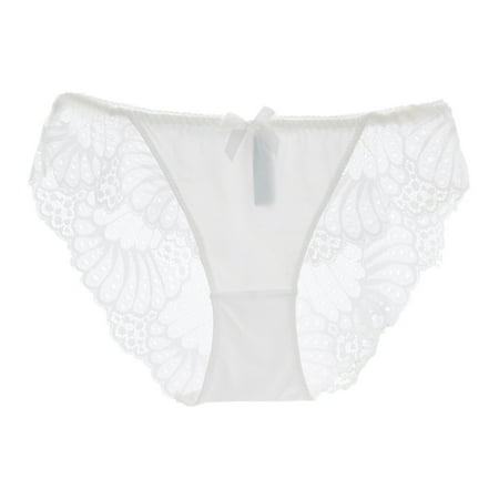 

Dadaria underwear Women Fashion Lingerie Lace Breathable Soft Stretch Underpant Underwear White XXXL Women