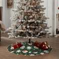 thumbnail image 4 of Lukts Festive Forest Friends Print Color Life Christmas Tree Skirt, Winter Holiday Tree Mat Decoration ,Can be Used as A Shawl-, 4 of 6